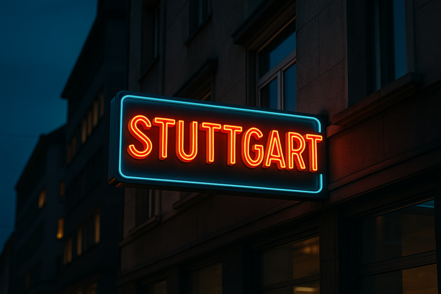 Stuttgart Leuchtreklame